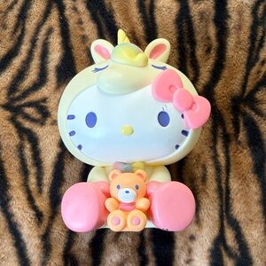 Cute Cream and Pink Toy Figure